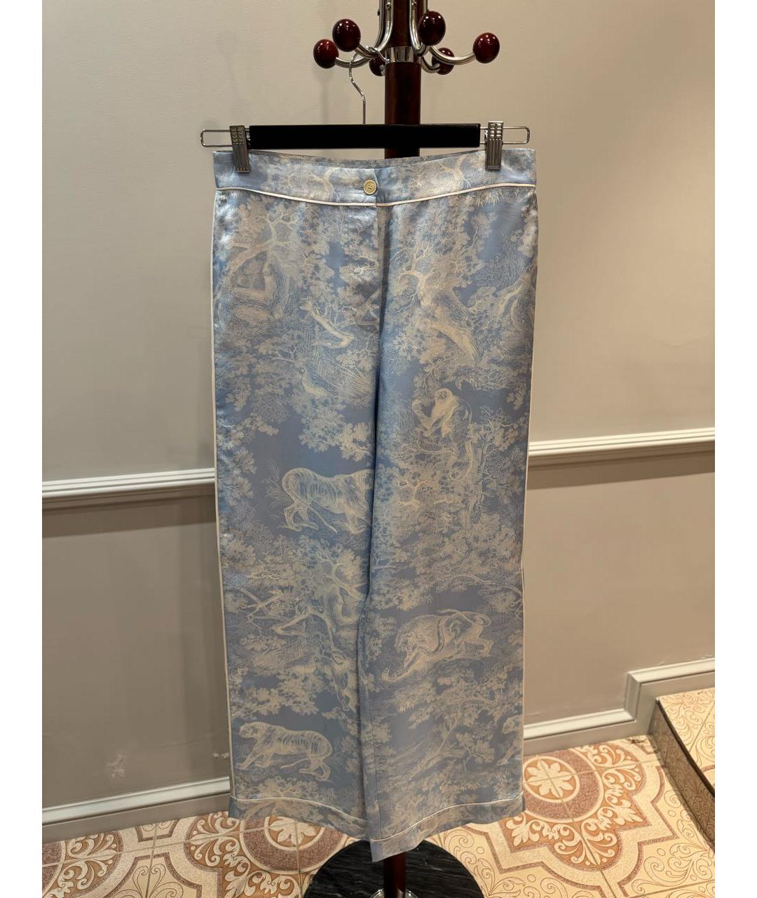 CHRISTIAN DIOR Мульти шелковая пижама, фото 2