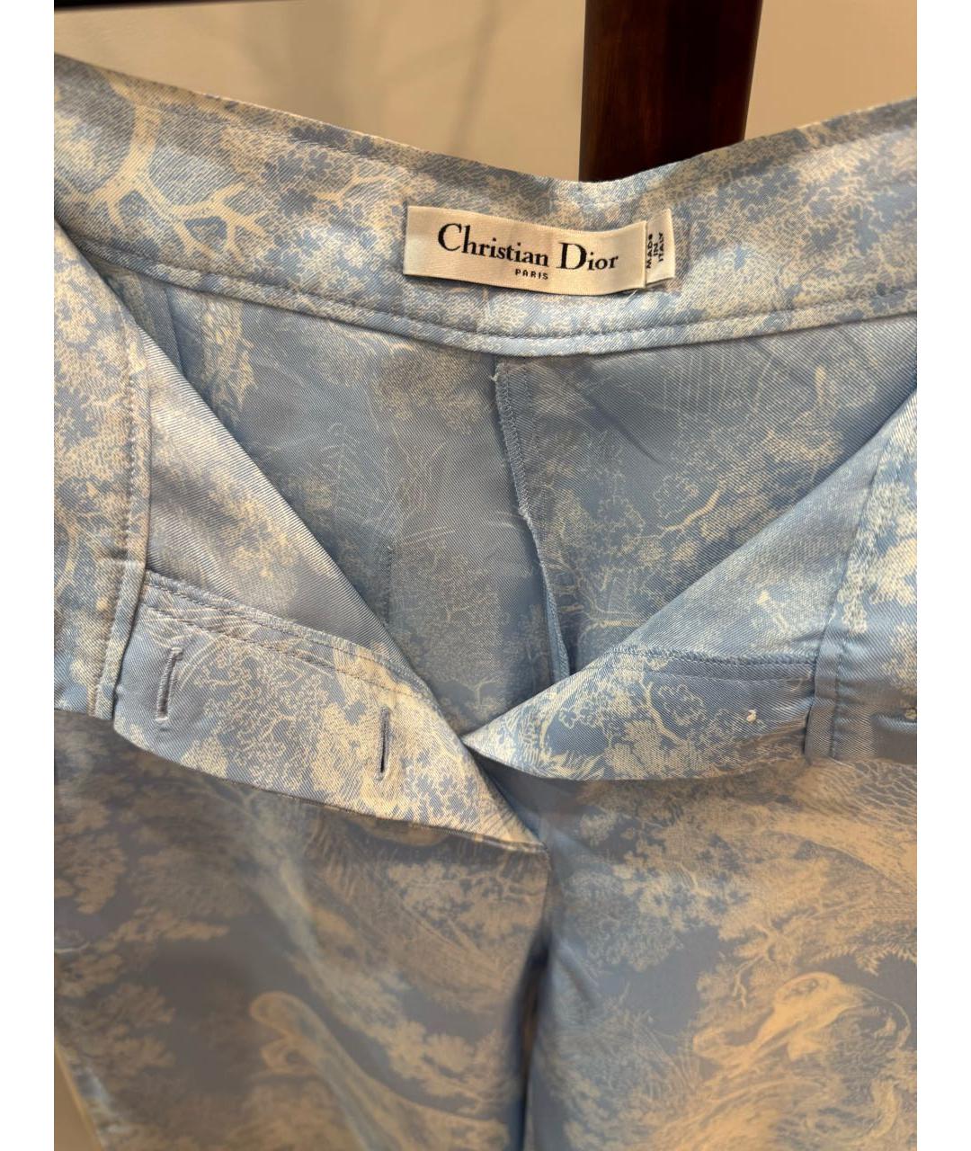 CHRISTIAN DIOR Мульти шелковая пижама, фото 4