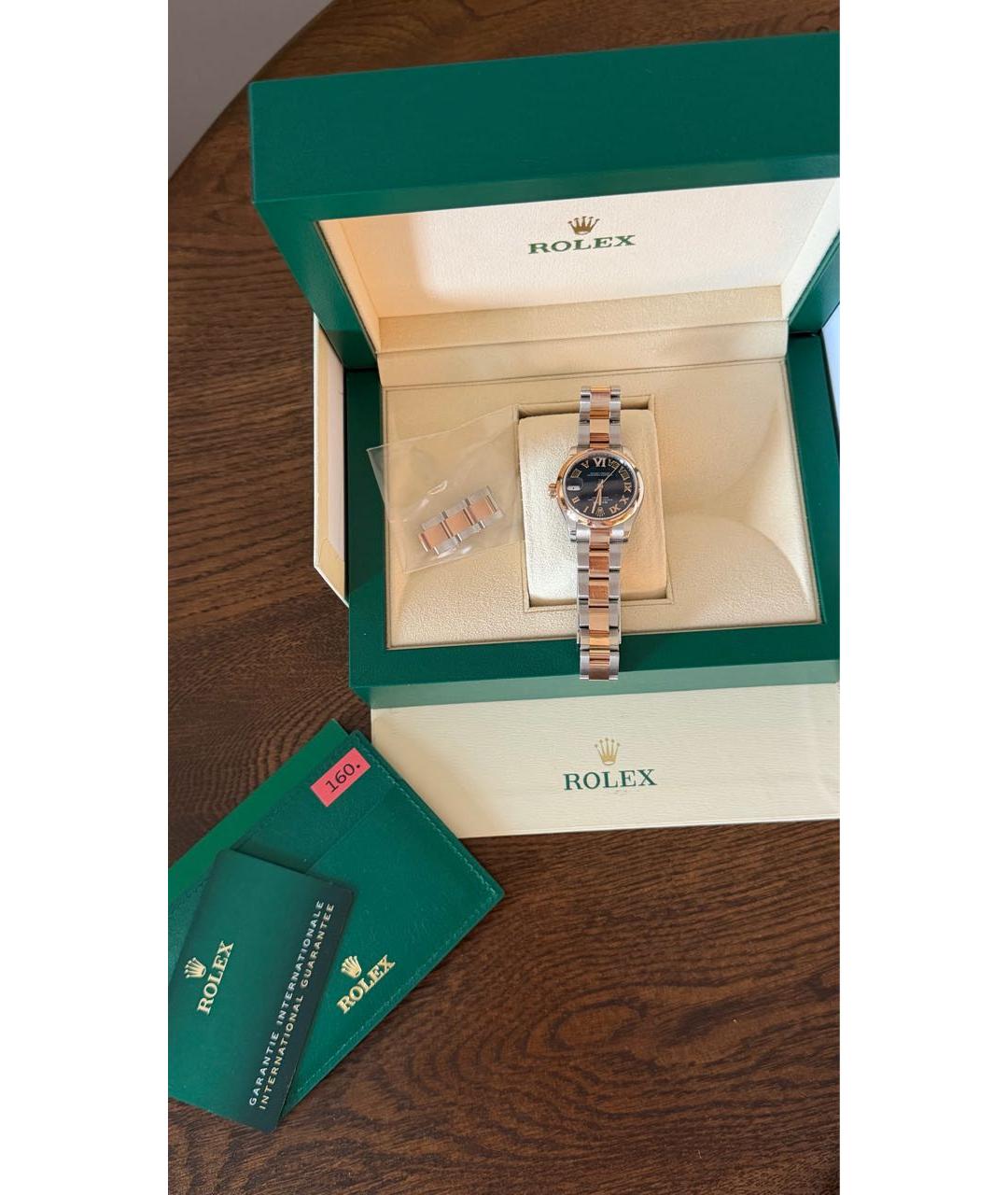 ROLEX Мульти часы из розового золота, фото 4
