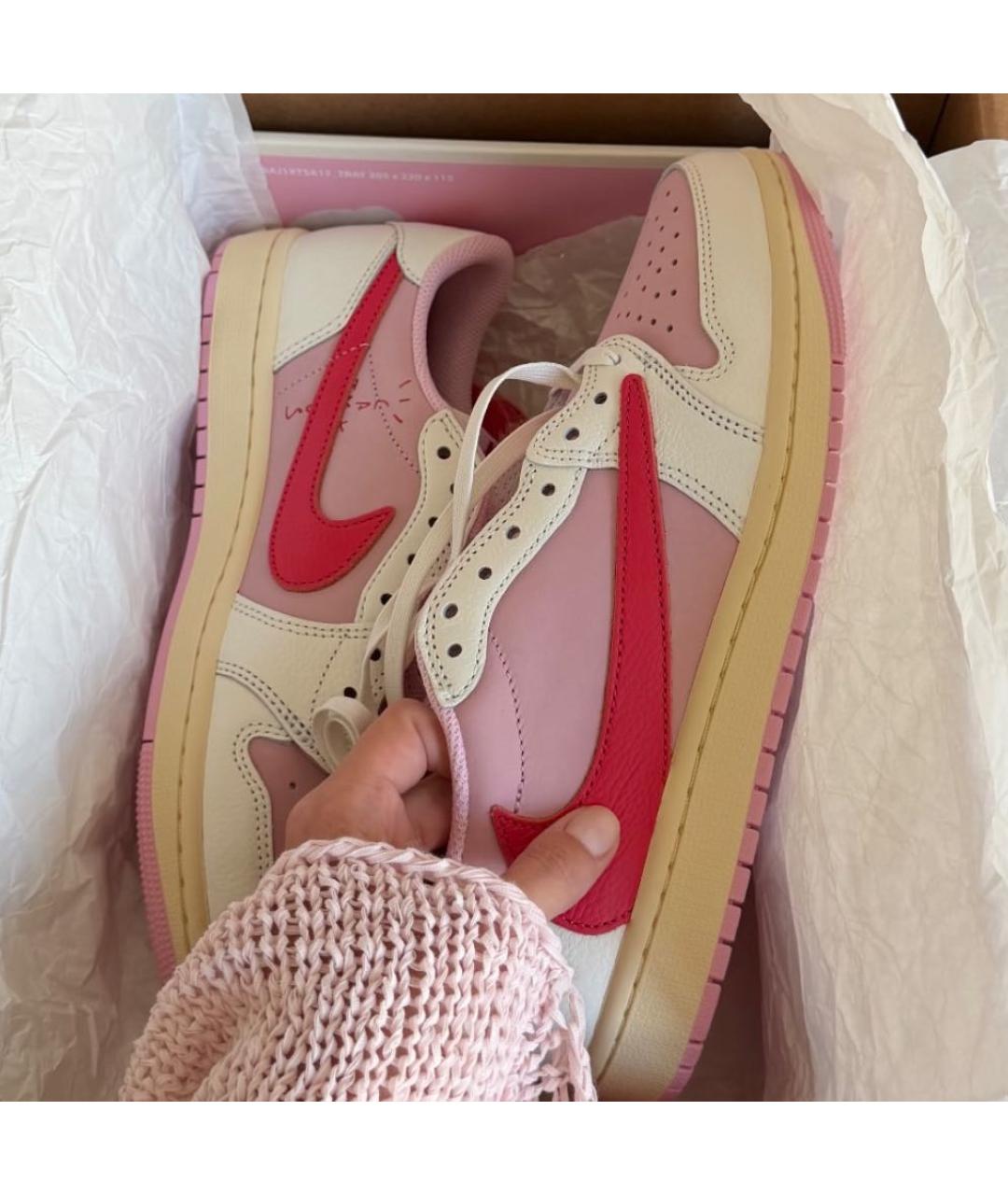 NIKE Розовые кеды, фото 3
