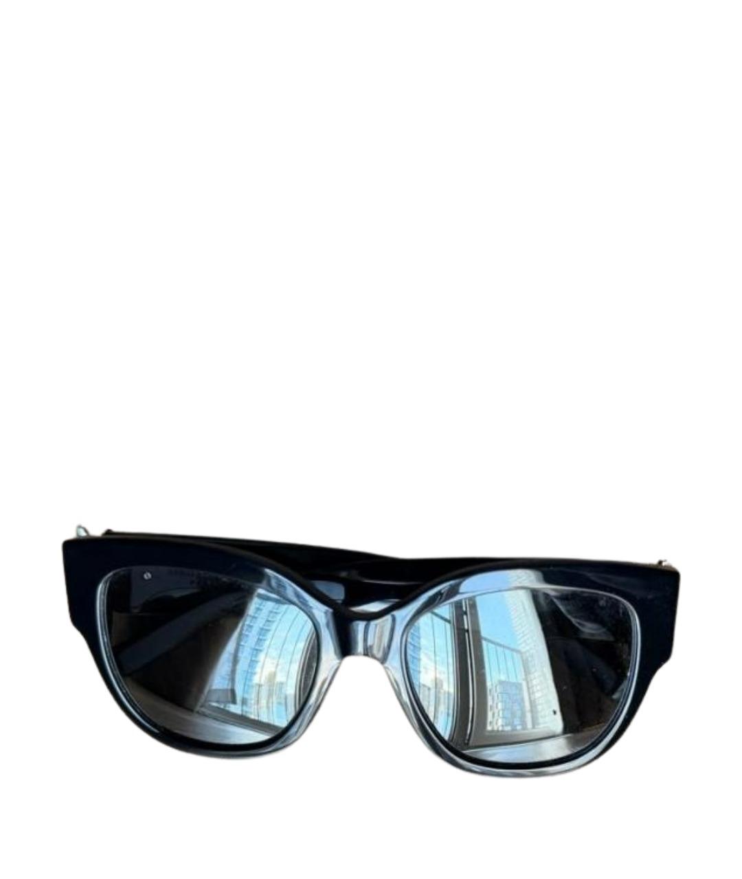 SAINT LAURENT Черные пластиковые солнцезащитные очки, фото 1