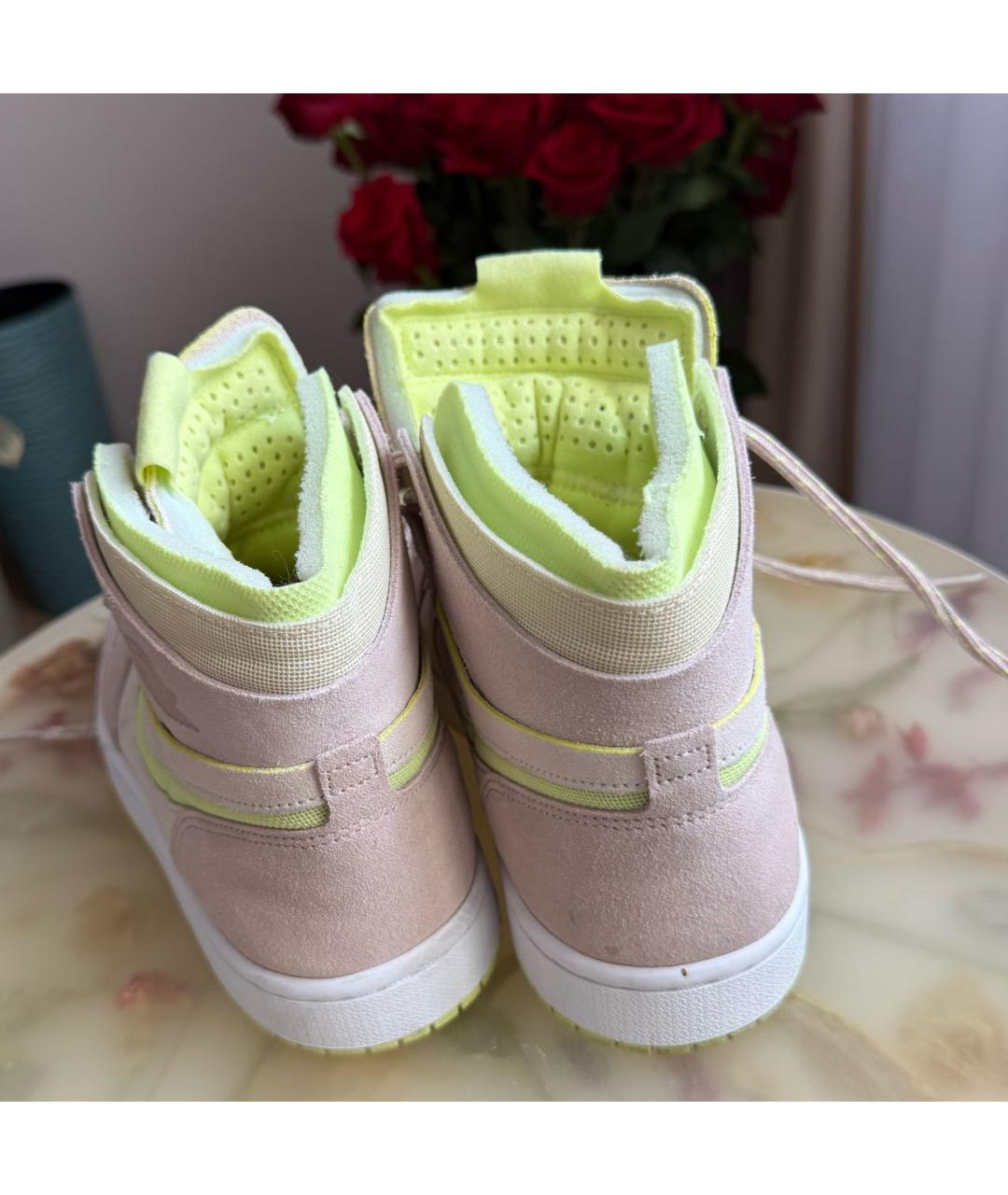 NIKE Бежевые текстильные кроссовки, фото 4