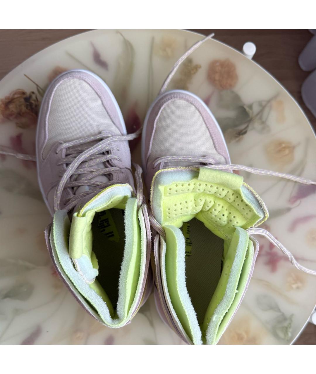 NIKE Бежевые текстильные кроссовки, фото 3