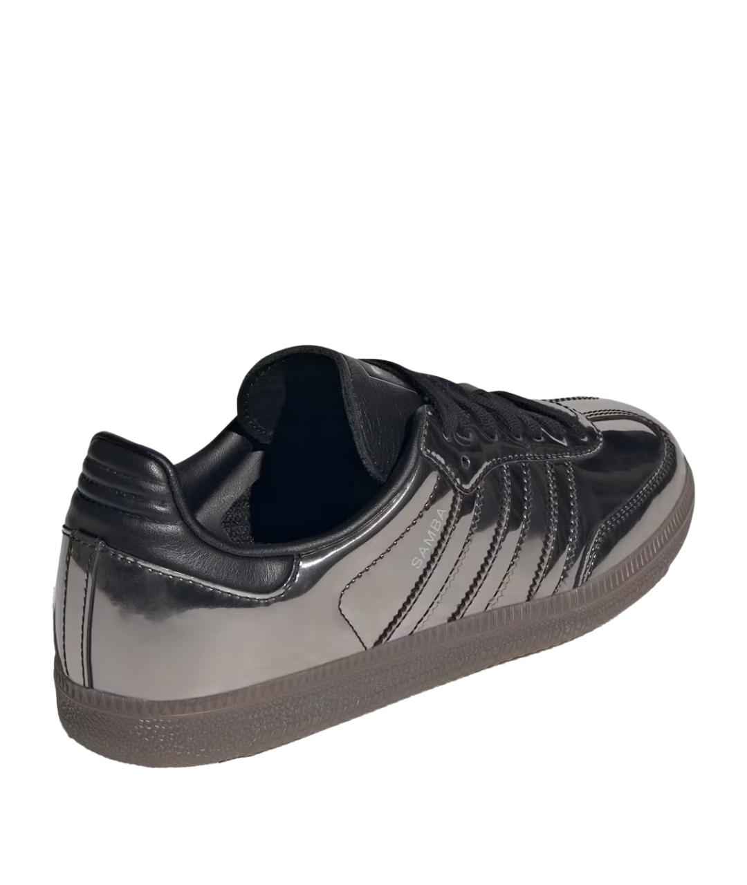 ADIDAS Черные кожаные кеды, фото 3