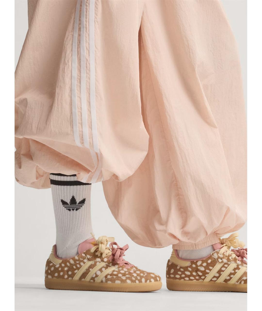 ADIDAS Бежевые кожаные кеды, фото 6