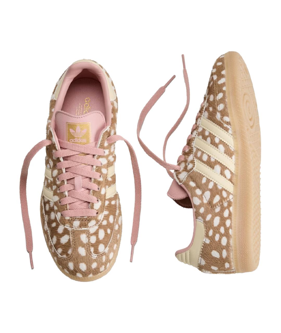 ADIDAS Бежевые кожаные кеды, фото 3