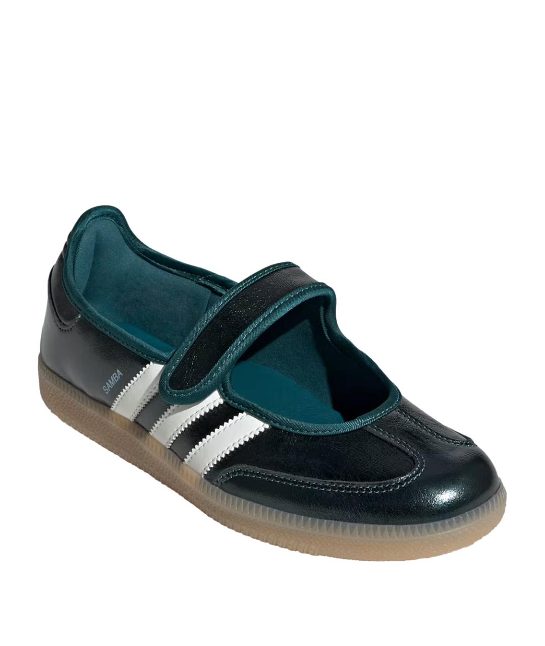 ADIDAS Зеленые кожаные кеды, фото 2