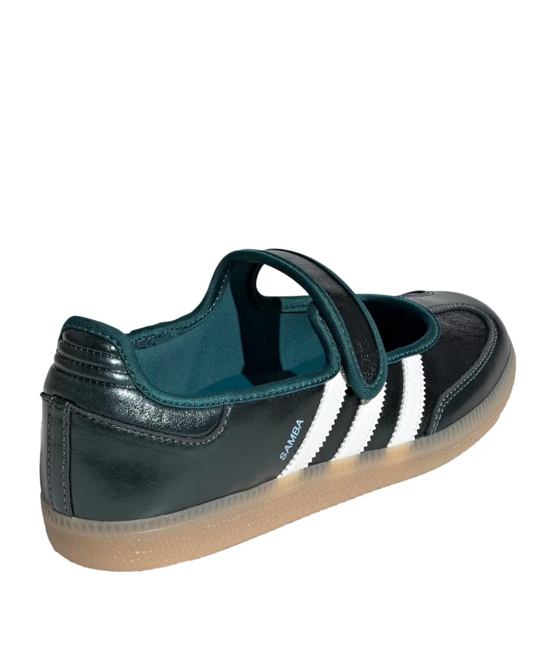 ADIDAS Зеленые кожаные кеды, фото 3