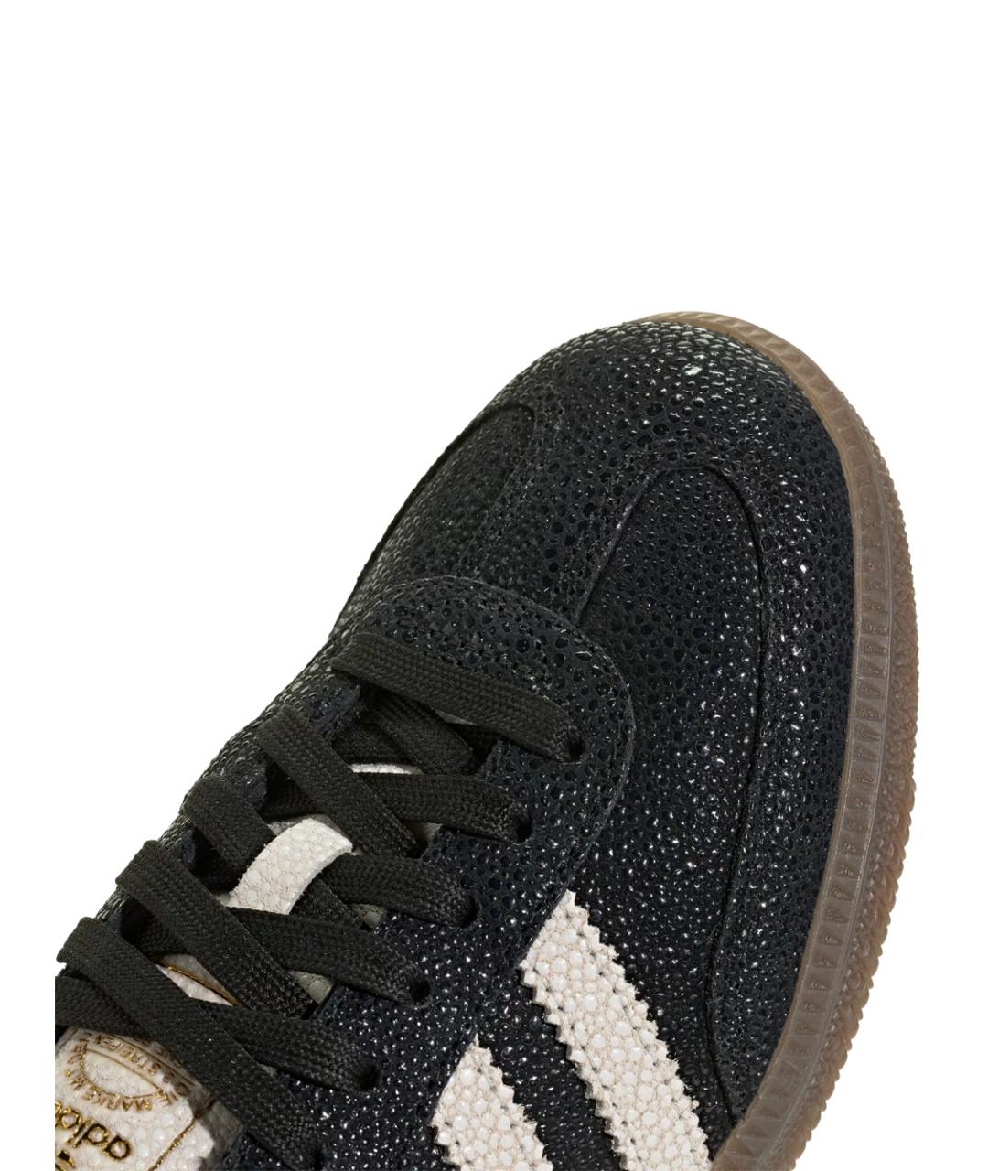 ADIDAS Черные кожаные кеды, фото 6