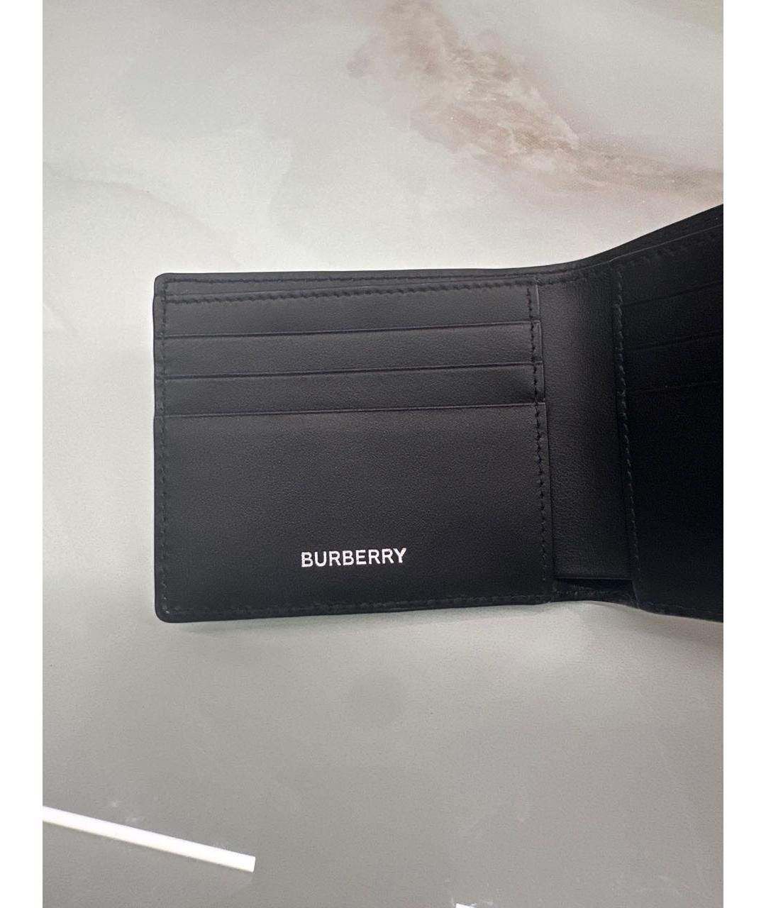 BURBERRY Бежевый кожаный кошелек, фото 2