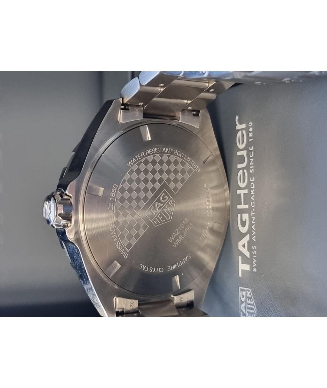 TAG HEUER Серебряные часы, фото 2