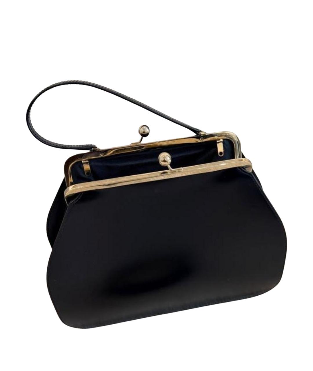 SIMONE ROCHA Черная кожаная сумка с короткими ручками, фото 1