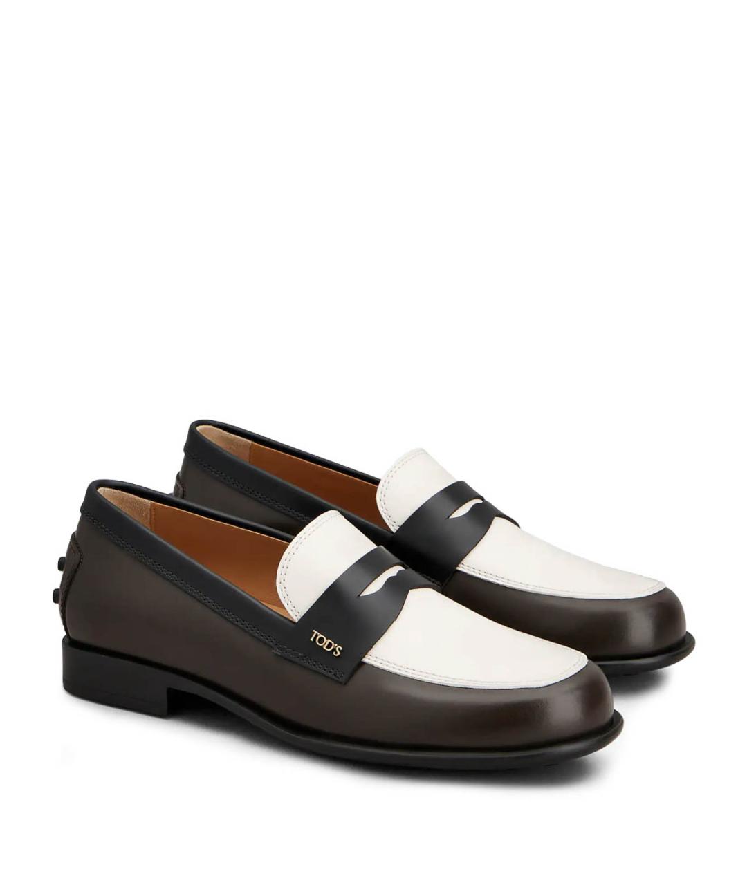 TOD'S Мульти кожаные лоферы, фото 3
