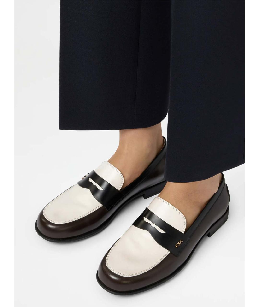 TOD'S Мульти кожаные лоферы, фото 2