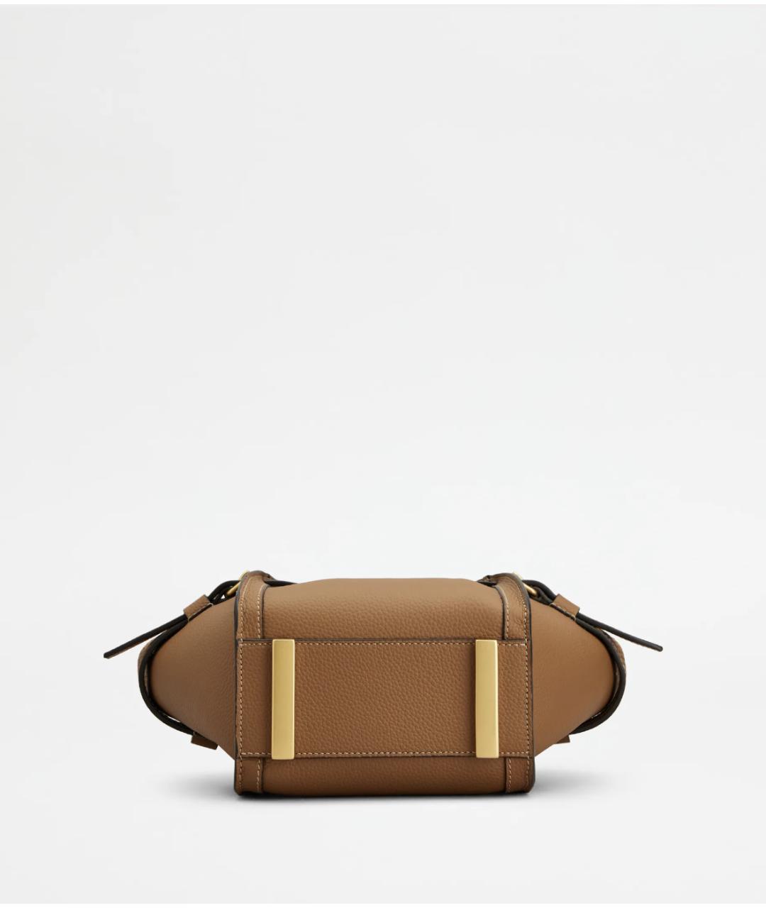 TOD'S Коричневая кожаная сумка через плечо, фото 4
