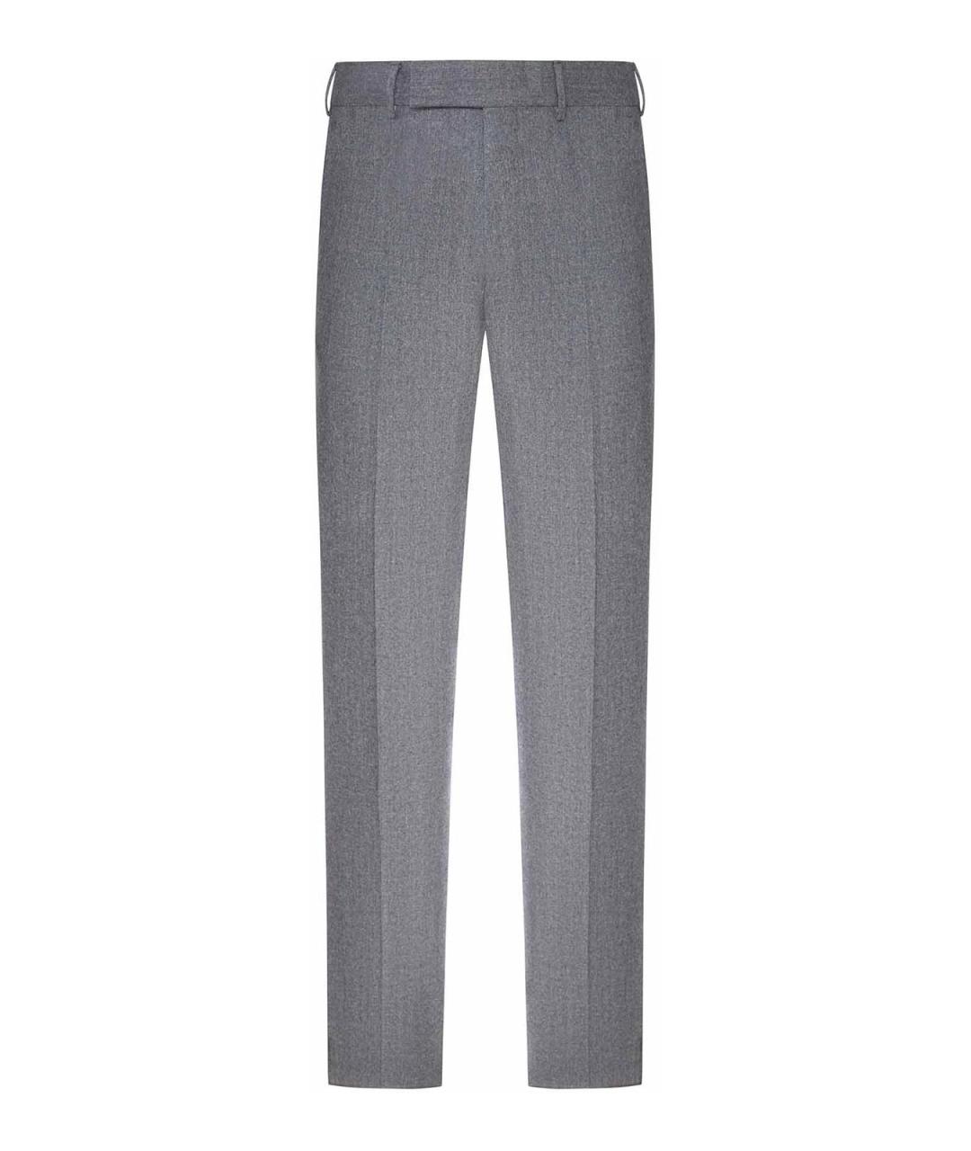ZEGNA Серые шерстяные классические брюки, фото 1