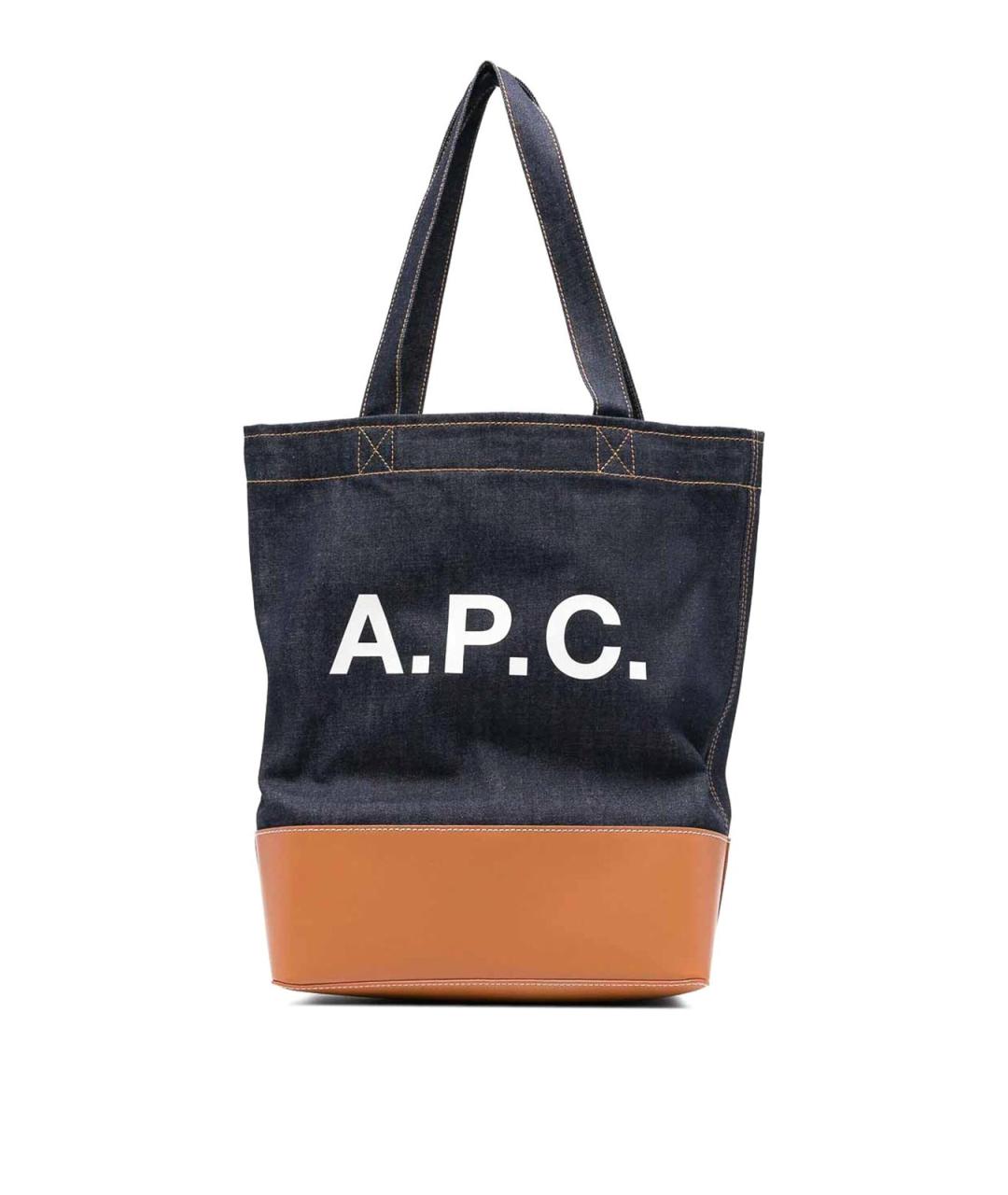 A.P.C. Мульти деним сумка тоут, фото 1