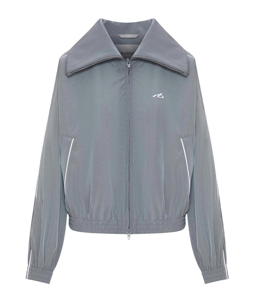BALENCIAGA Серая хлопковая куртка, фото 1