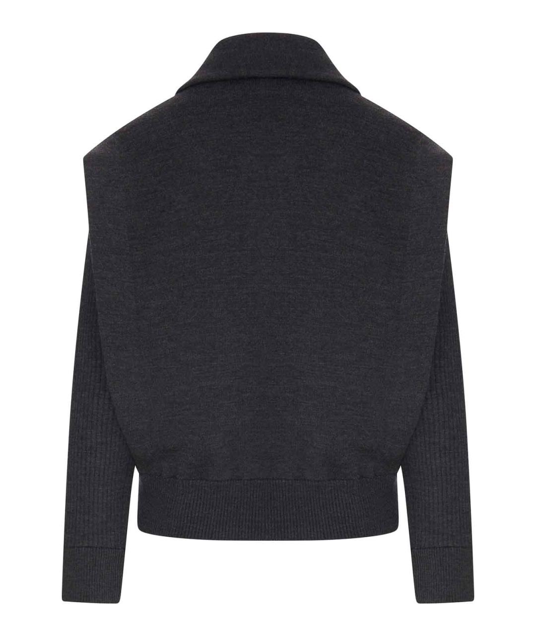 GIORGIO ARMANI Серая шерстяная куртка, фото 2