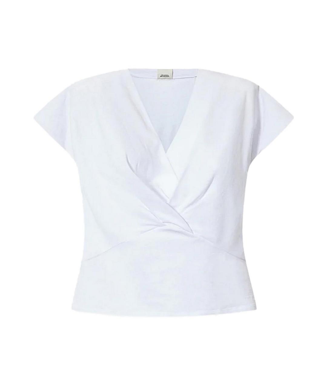 ISABEL MARANT Белая хлопковая футболка, фото 1