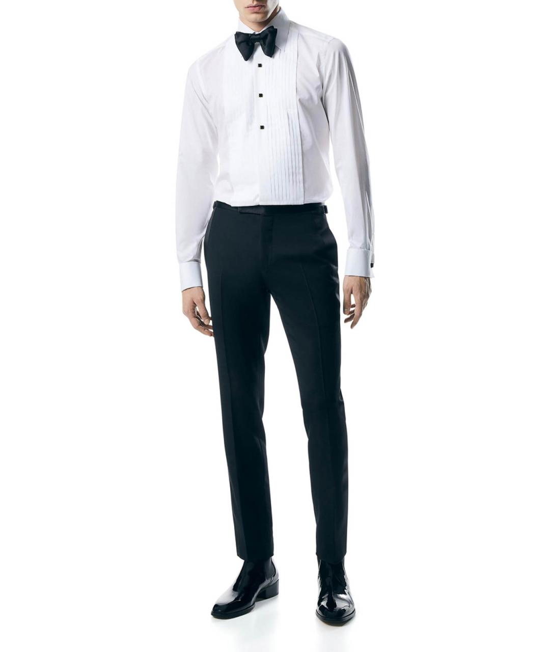 TOM FORD Белая хлопковая классическая рубашка, фото 2