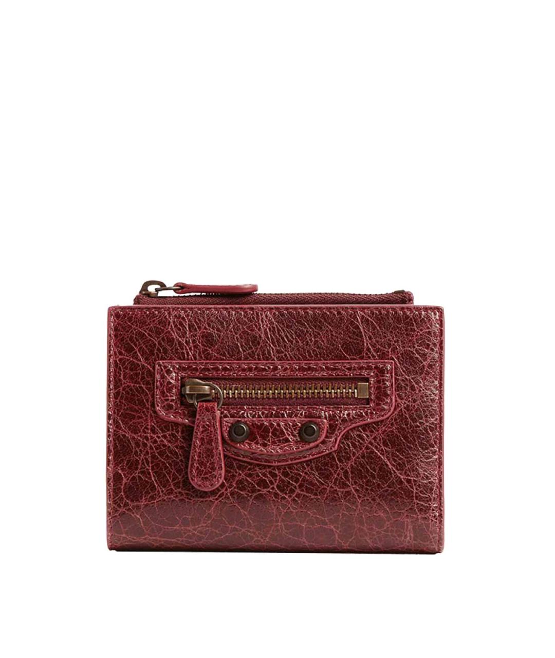 BALENCIAGA Красный кожаный кошелек, фото 1