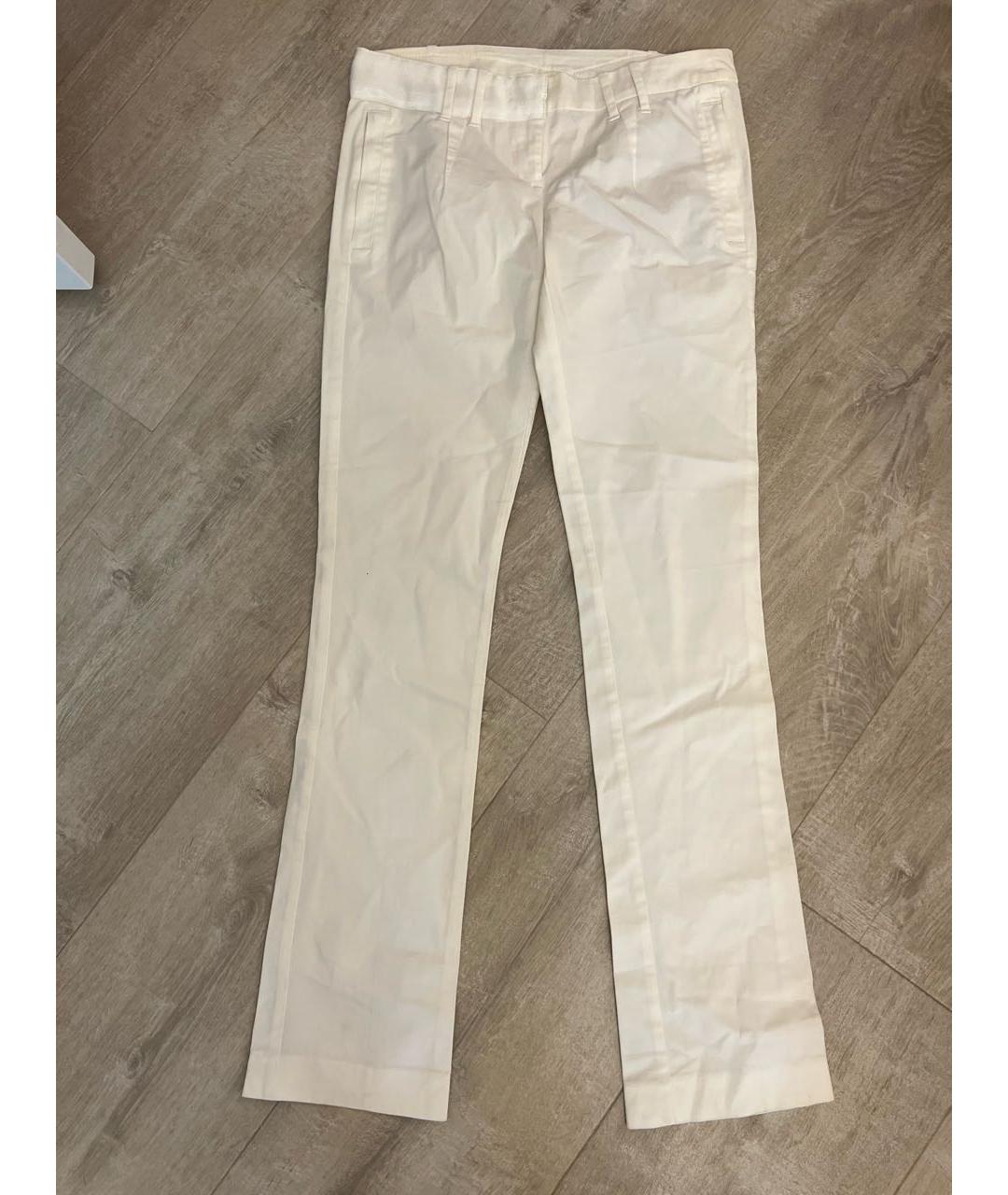 ICEBERG Белые вискозные брюки узкие, фото 5