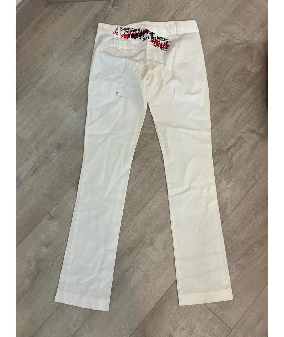 ICEBERG Белые вискозные брюки узкие, фото 2