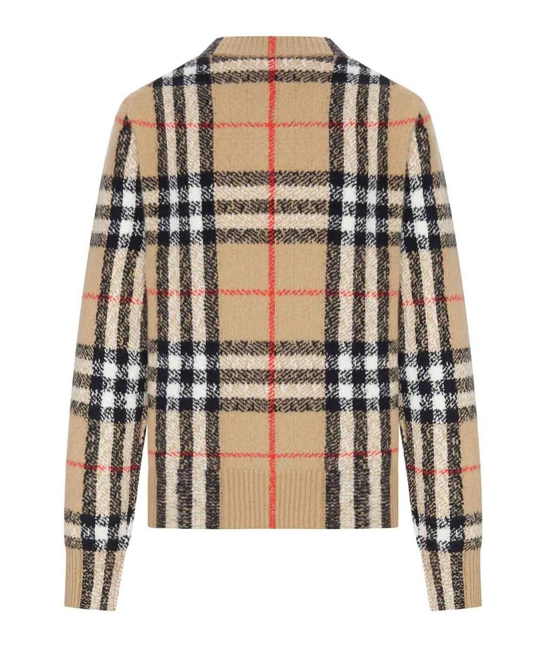BURBERRY Мульти шерстяной кардиган, фото 2