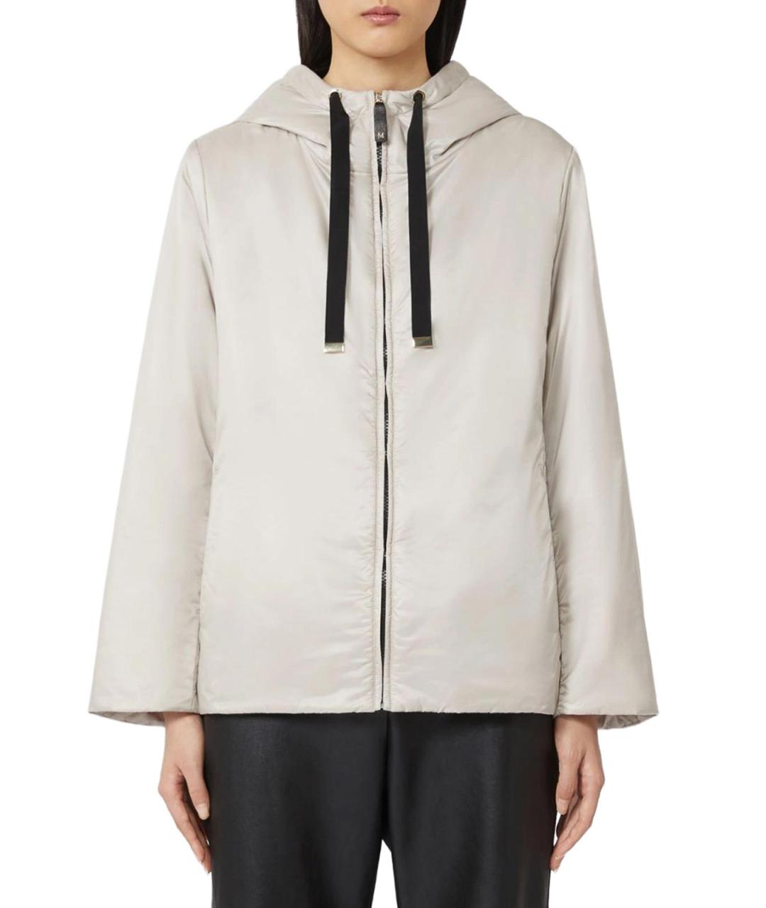MAX MARA Белая кожаная куртка, фото 3