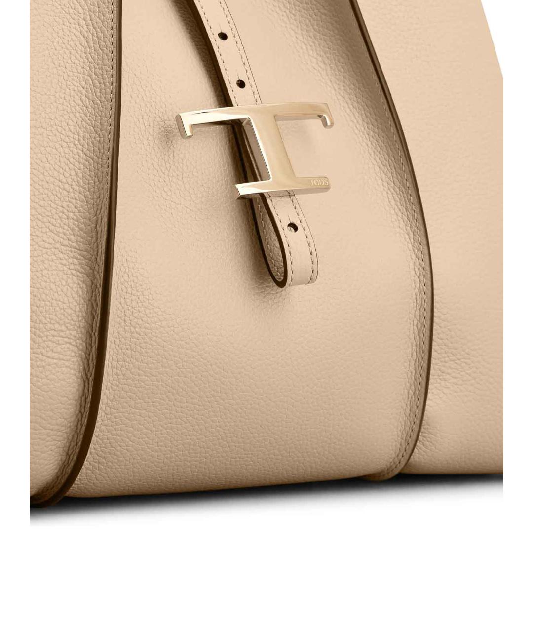 TOD'S Розовая кожаная сумка тоут, фото 5