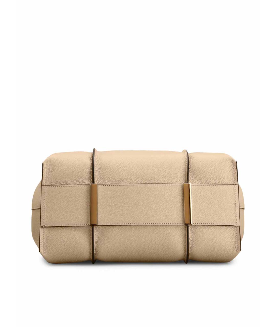 TOD'S Розовая кожаная сумка тоут, фото 3