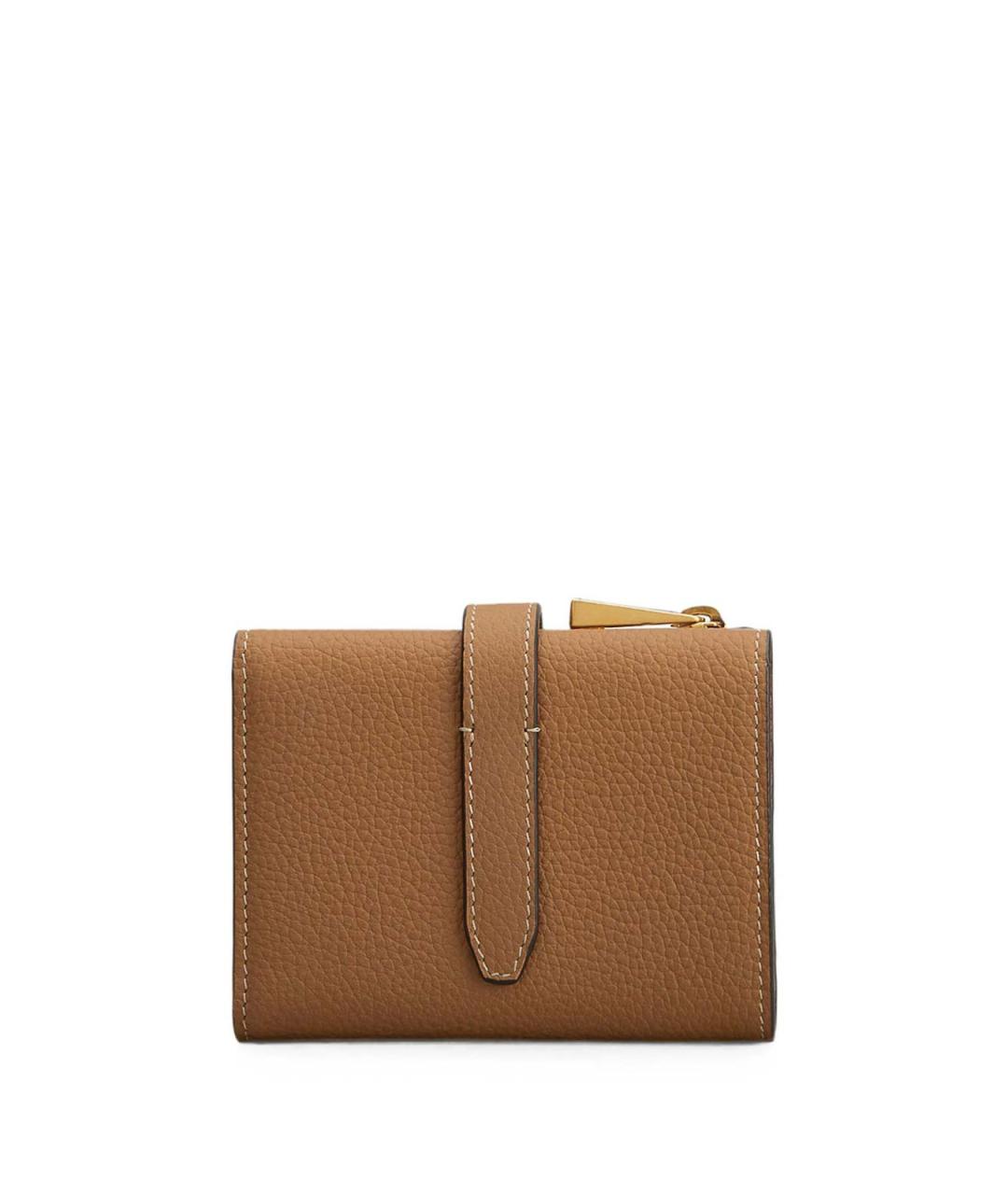 TOD'S Коричневый кожаный кошелек, фото 3