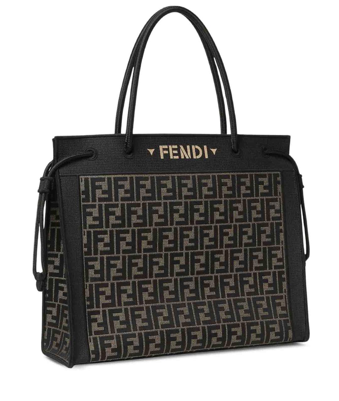 FENDI Мульти тканевая сумка тоут, фото 5