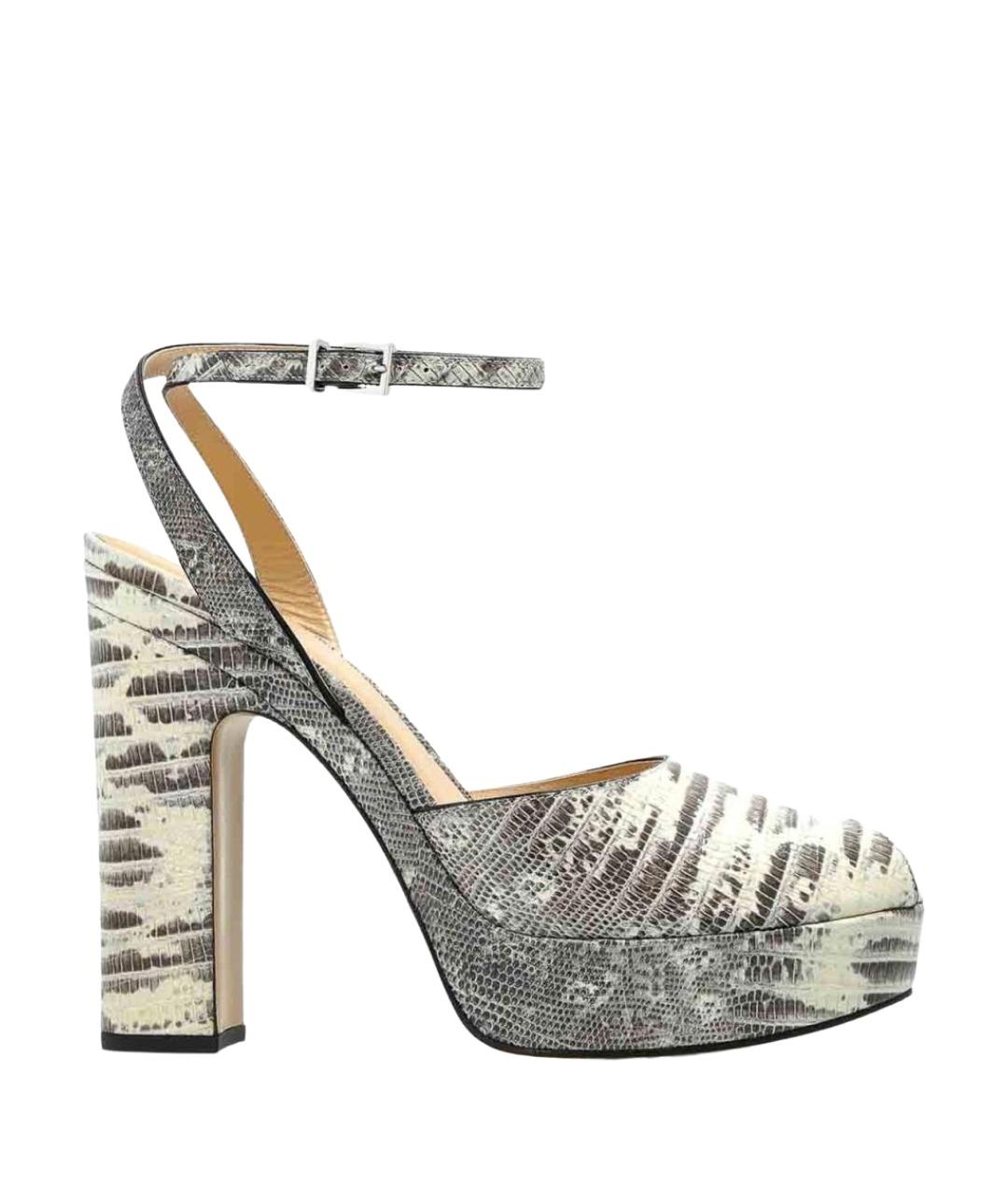 FENDI Мульти кожаные босоножки, фото 1