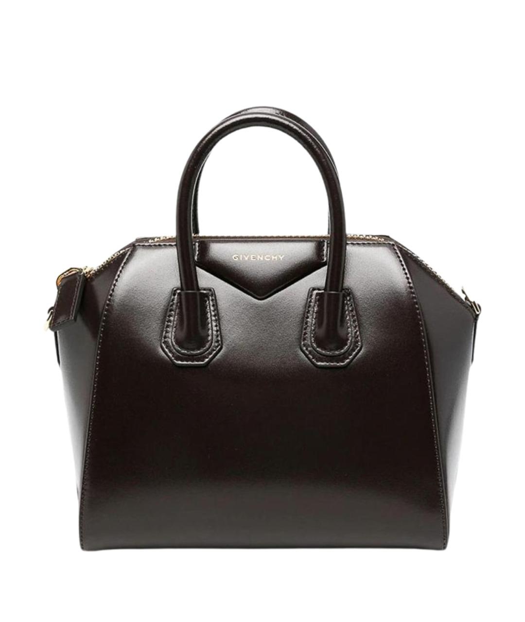GIVENCHY Коричневая кожаная сумка тоут, фото 1