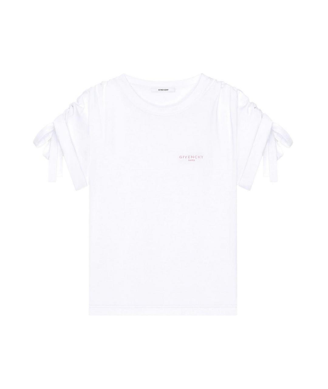 GIVENCHY Белая хлопковая футболка, фото 1