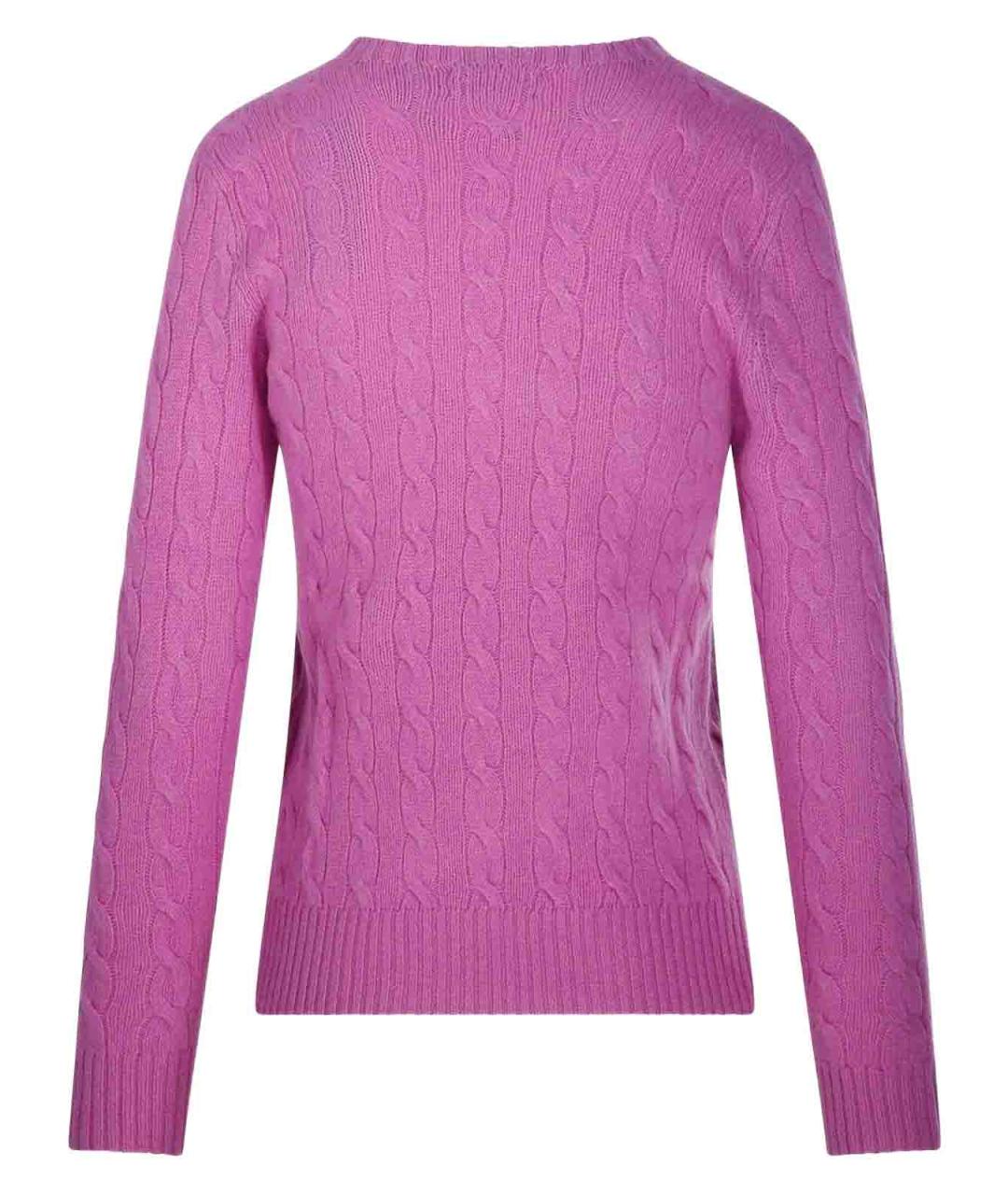POLO RALPH LAUREN Розовый шерстяной джемпер / свитер, фото 2