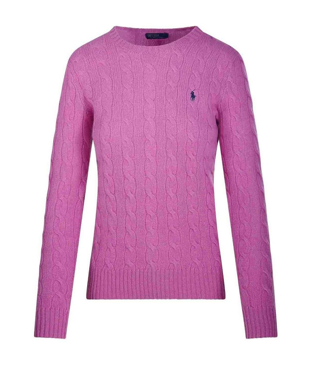 POLO RALPH LAUREN Розовый шерстяной джемпер / свитер, фото 1