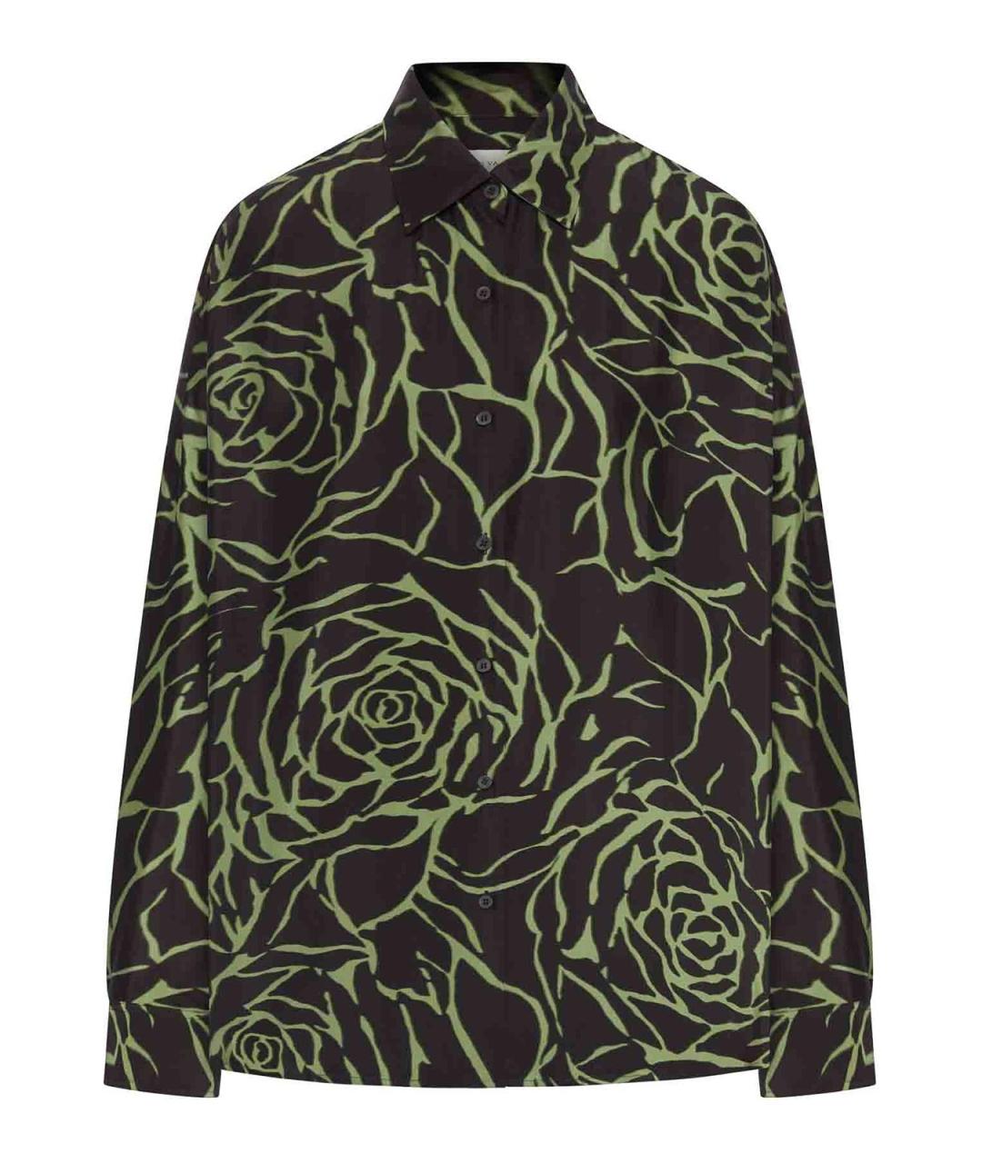 DRIES VAN NOTEN Черная вискозная рубашка, фото 1