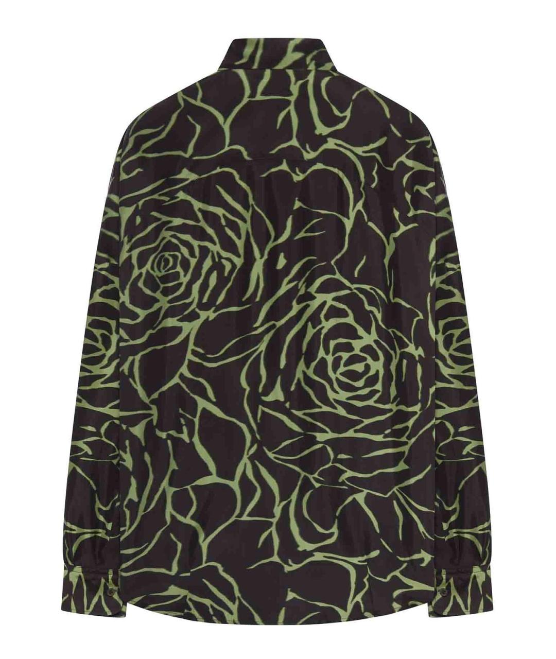 DRIES VAN NOTEN Черная вискозная рубашка, фото 2