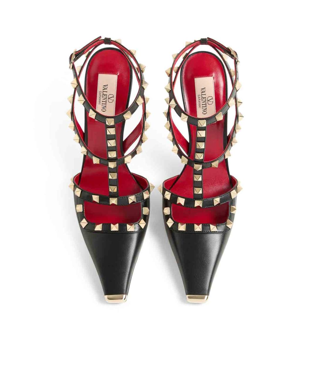 VALENTINO Черные кожаные туфли, фото 5