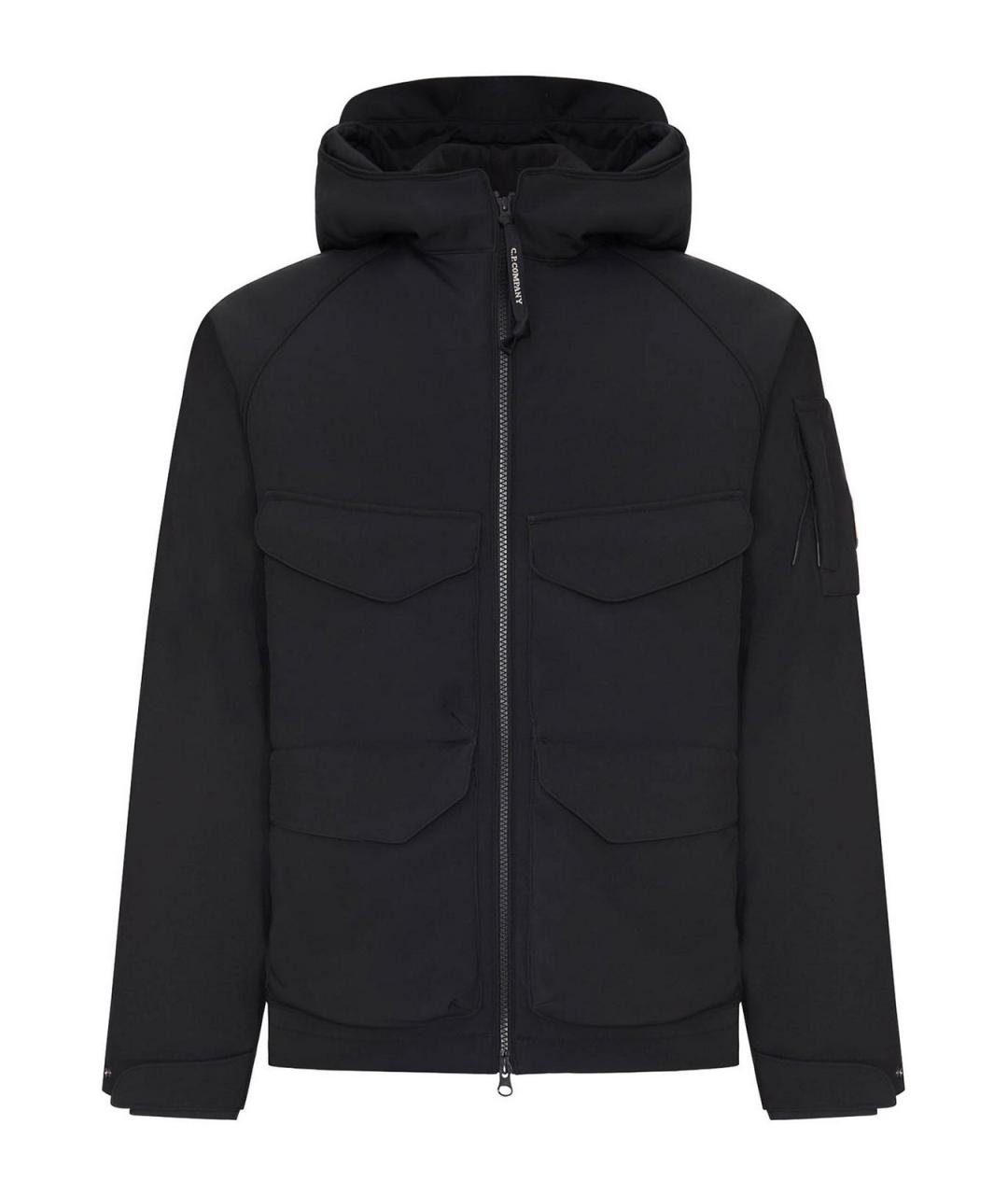 CP COMPANY Черная полиэстеровая куртка, фото 1