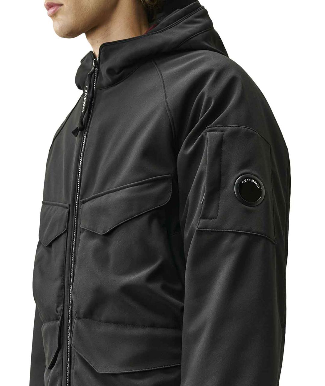 CP COMPANY Черная полиэстеровая куртка, фото 5