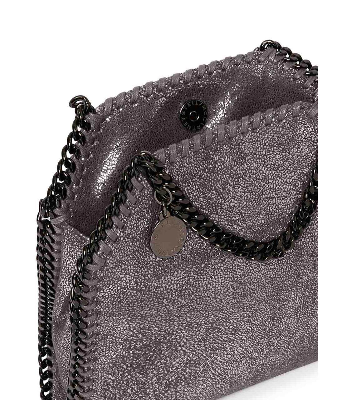 STELLA MCCARTNEY Серая сумка через плечо из искусственной кожи, фото 5