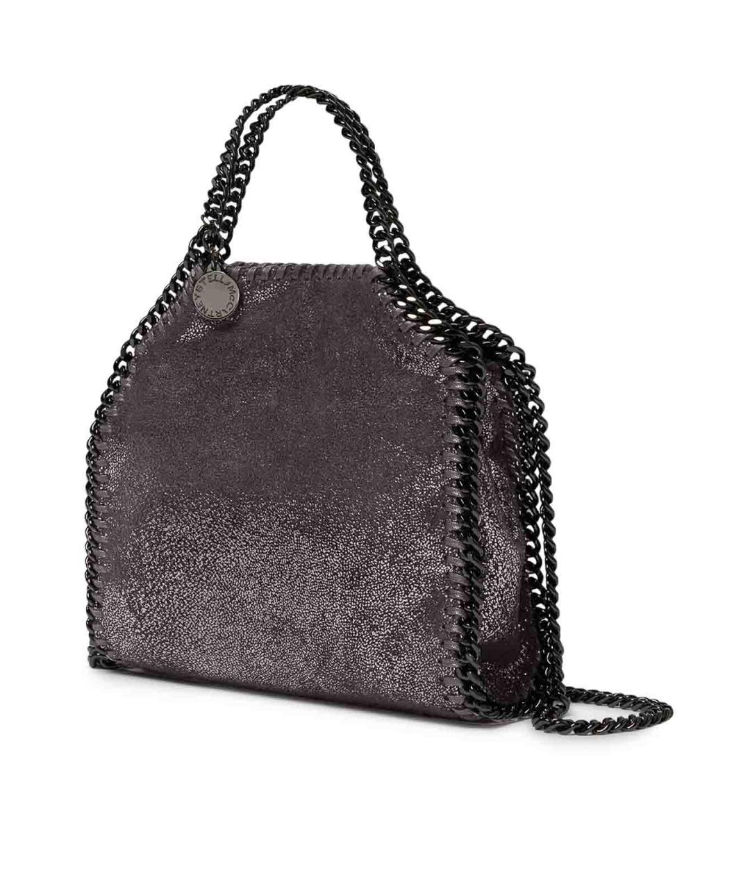 STELLA MCCARTNEY Серая сумка через плечо из искусственной кожи, фото 3