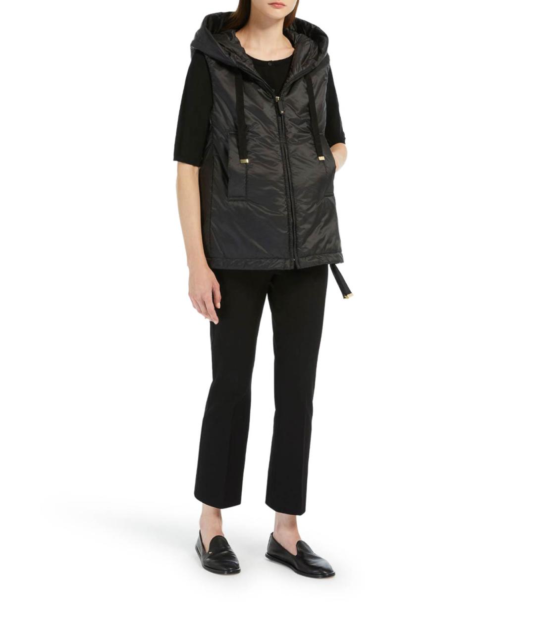 MAX MARA Черный жилет, фото 2