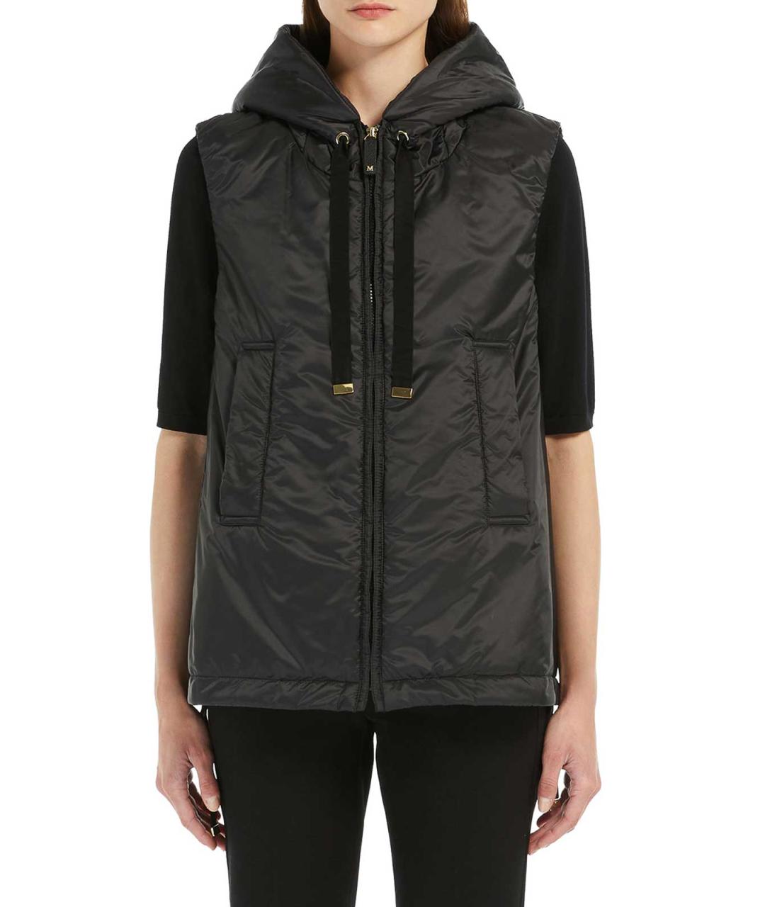MAX MARA Черный жилет, фото 3