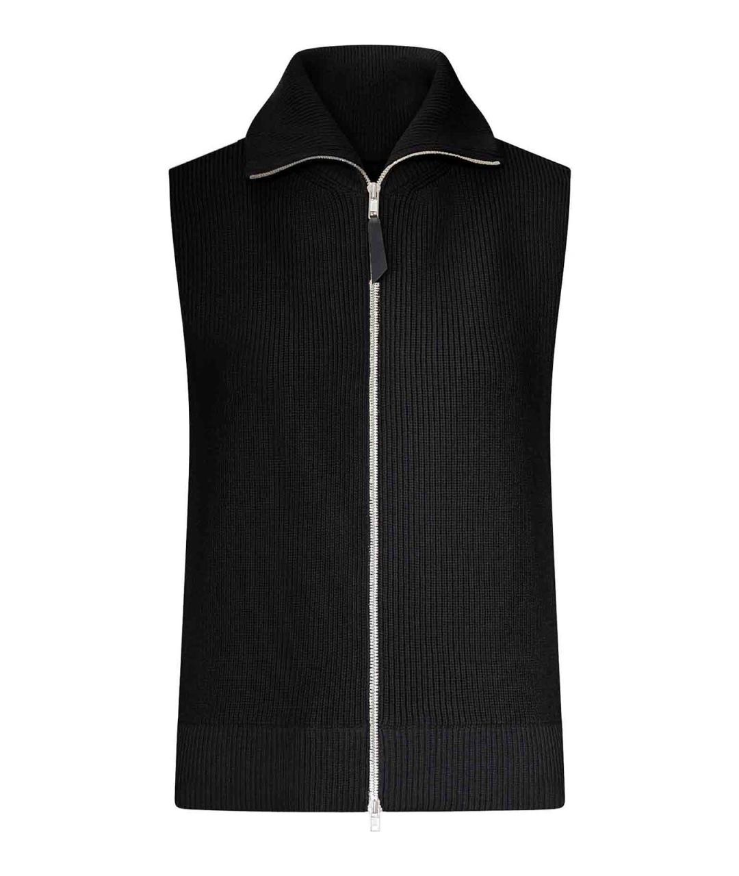 MAISON MARGIELA Черная кожаная жилетка, фото 1