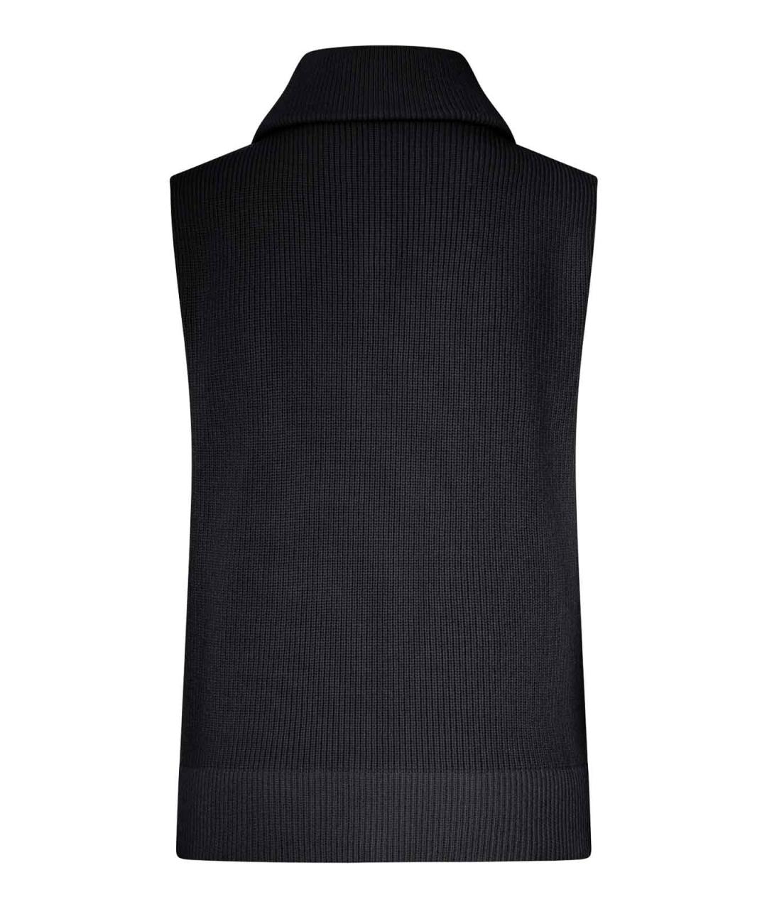 MAISON MARGIELA Черная кожаная жилетка, фото 2